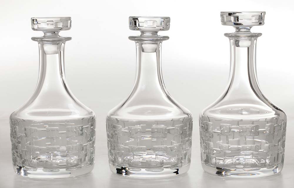 Three Hermes Adage Crystal Decanters (1 of 8)