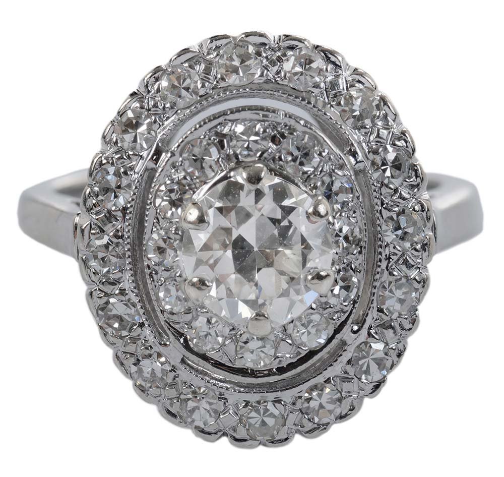 14 Karat White Gold and Diamond Ring (1 of 6)