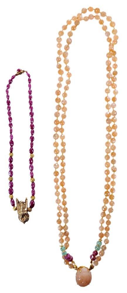 Two Beaded Necklaces (1 of 4)