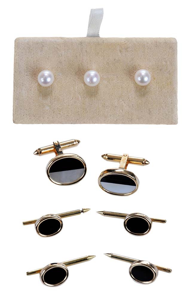 Black Onyx and Mother-of-Pearl Dress (1 of 4)