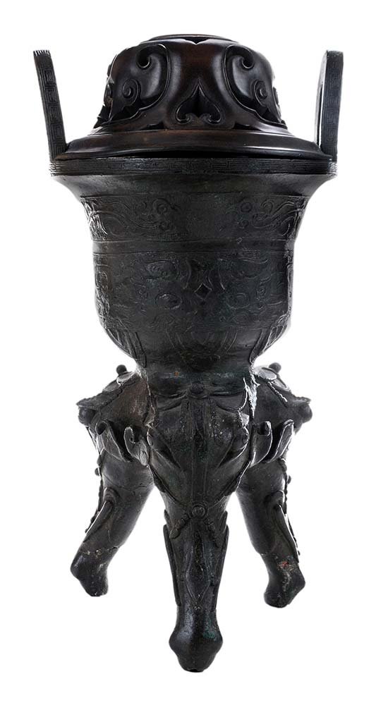 Antique Archaic Style Bronze Censer (1 of 6)
