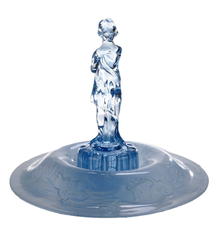 Cambridge Glass "Everglade" Console (1 of 6)