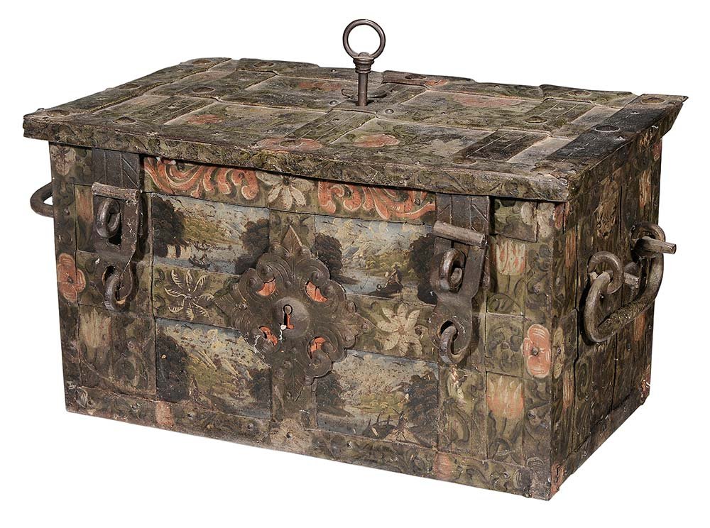 Iron-Bound Teakwood Strongbox (1 of 6)