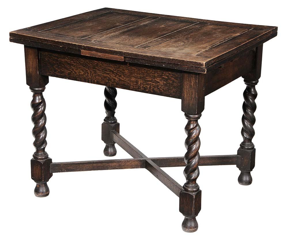 Oak Barley Twist Extension Table (1 of 4)