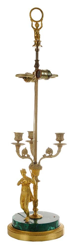 Fine Empire Gilt Bronze and Malachite (1 of 9)