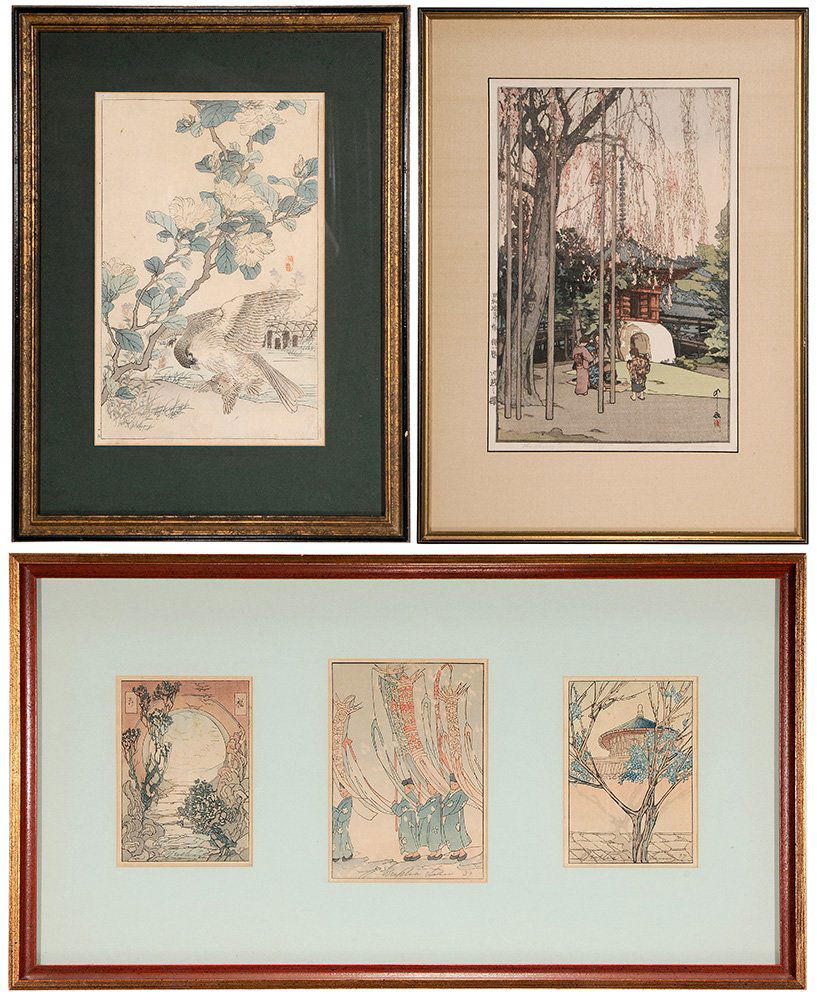 Five Framed and Six Unframed Prints (1 of 10)