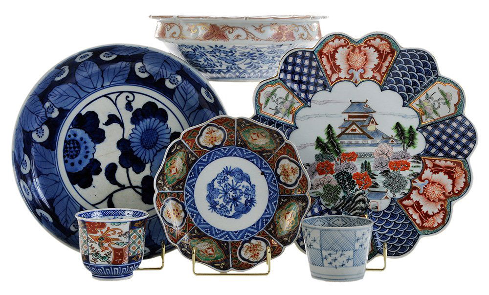 Group of Six Arita/Imari Dishes (1 of 4)