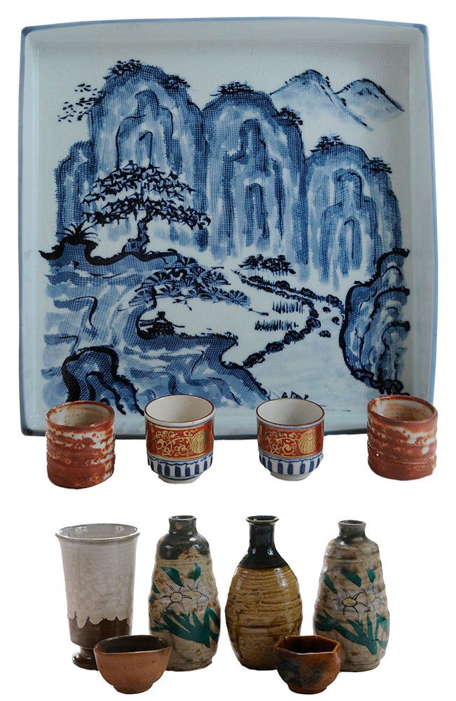 Group Boxed Sake and Food Ceramics (1 of 5)