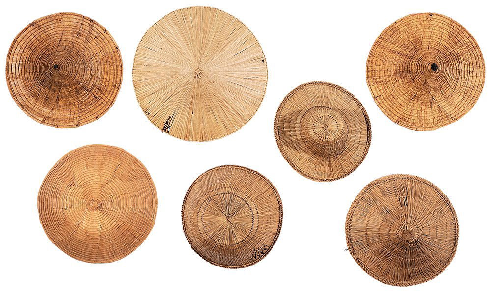 Seven Vintage Straw and Grass Farmer (1 of 3)