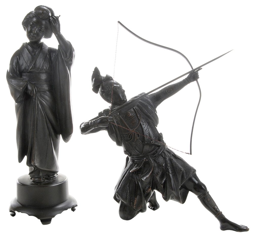 Bronze Samurai Archer and [Bijin] (1 of 4)