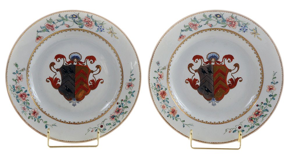 Pair Chinese Famille Rose Porcelain (1 of 5)