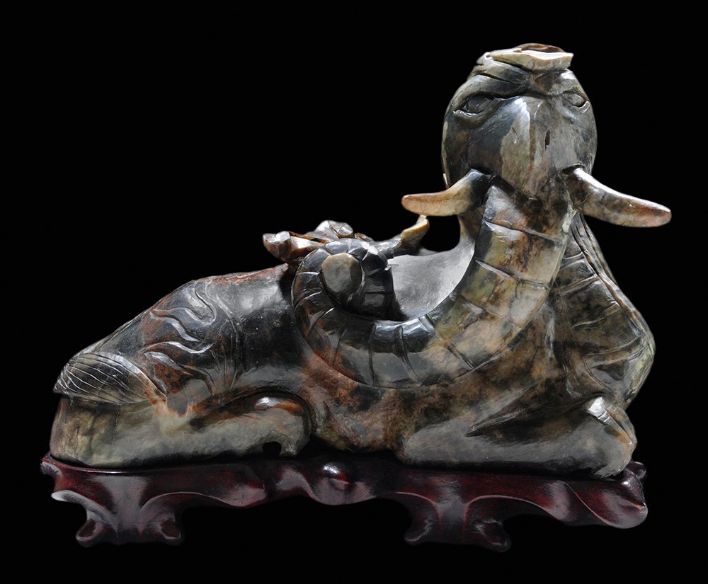 Large Jade Carving of Mythical (1 of 4)