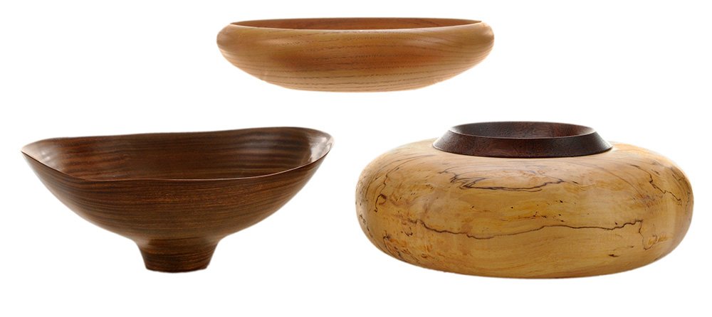 Three American Turned-Wood Vessels (1 of 7)