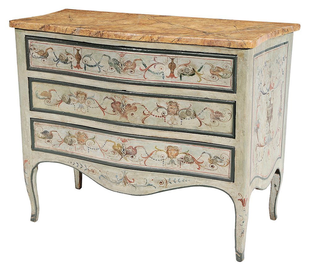 Italian Neoclassical Style Paint- (1 of 5)