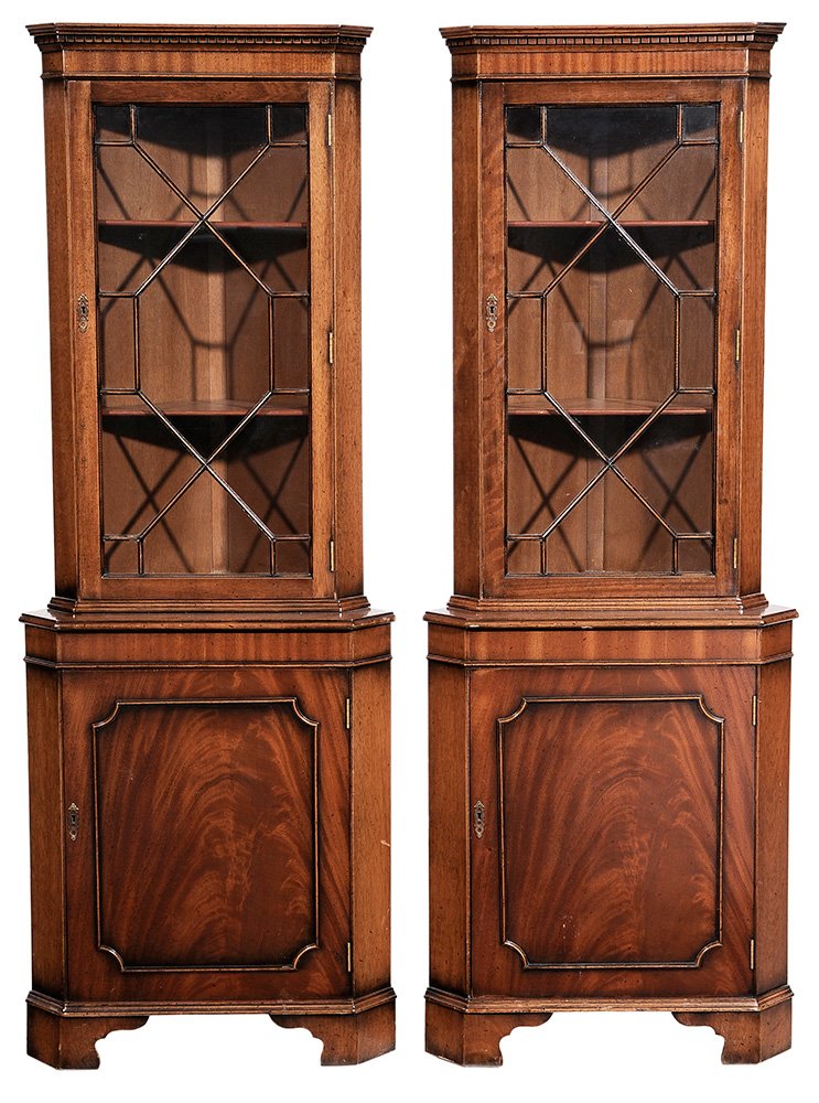 Pair Diminutive Chippendale Style (1 of 3)