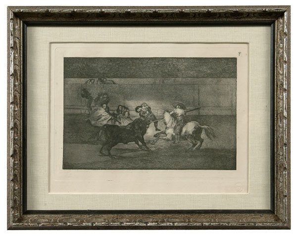 Etching by Goya