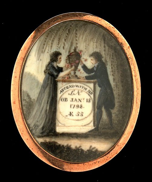 Mourning brooch,