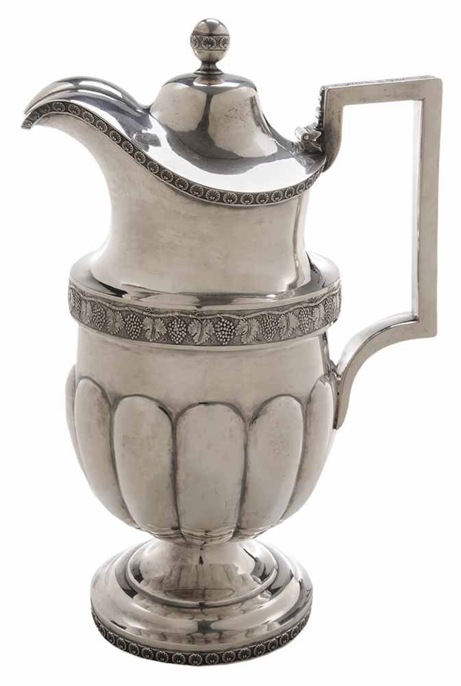 American Coin Silver Covered Pitcher (1 of 4)
