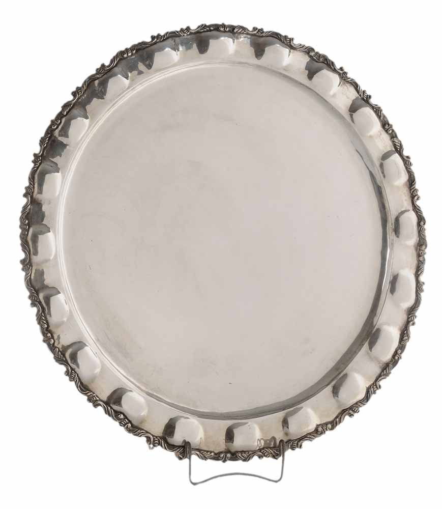 Round Mexican Sterling Tray (1 of 3)