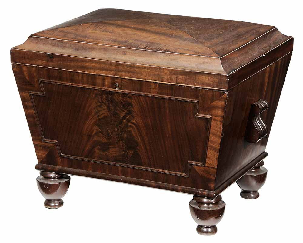 Classical Figured Mahogany Cellaret (1 of 5)