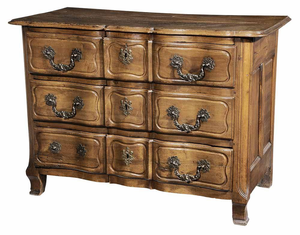 Provincial Louis XV Serpentine Walnut (1 of 7)