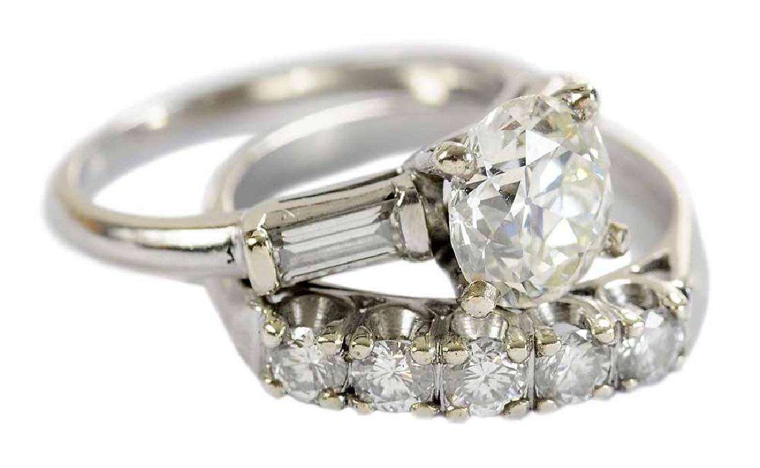 Platinum Diamond Bridal Set (1 of 3)