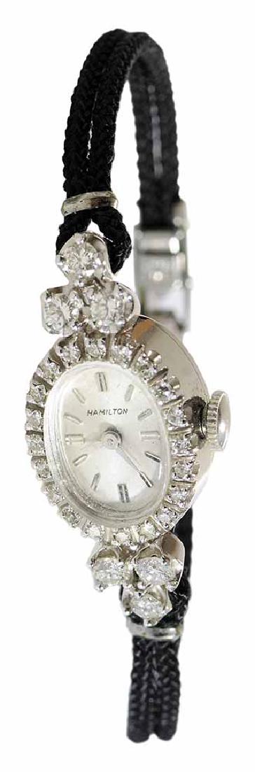 14kt. Diamond Hamilton Watch (1 of 3)