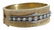 Platinum, 14kt. Diamond Hinged Bangle