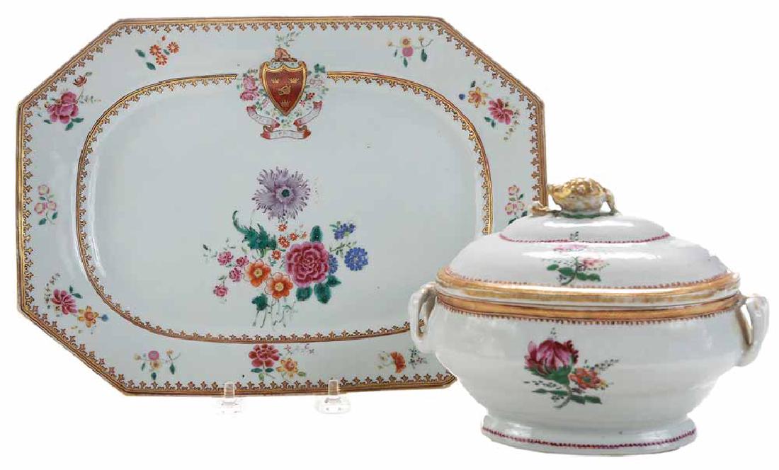 Two Chinese Export Famille Rose Table (1 of 5)