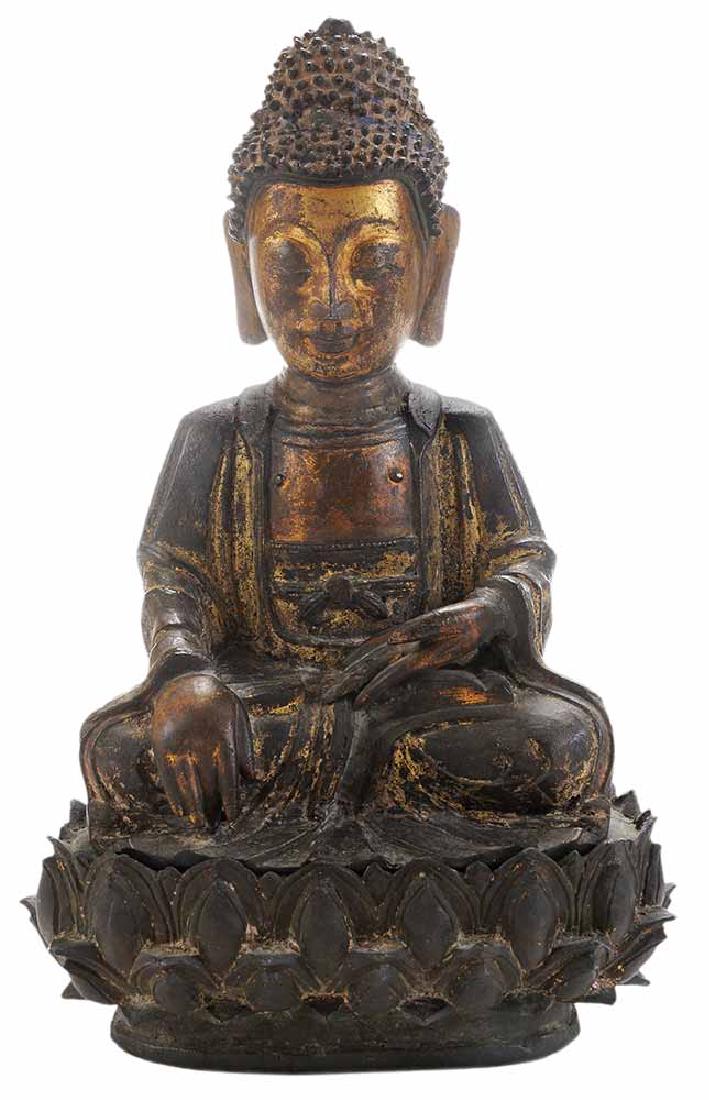 Early Chinese Gilt Bronze Buddha (1 of 6)