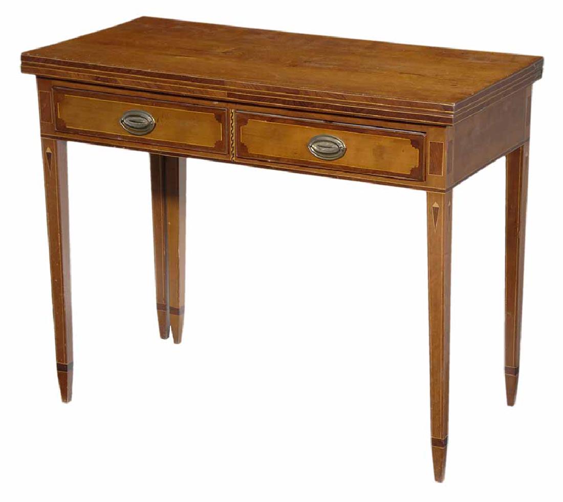 Vermont Federal Inlaid Cherry Fold- (1 of 8)