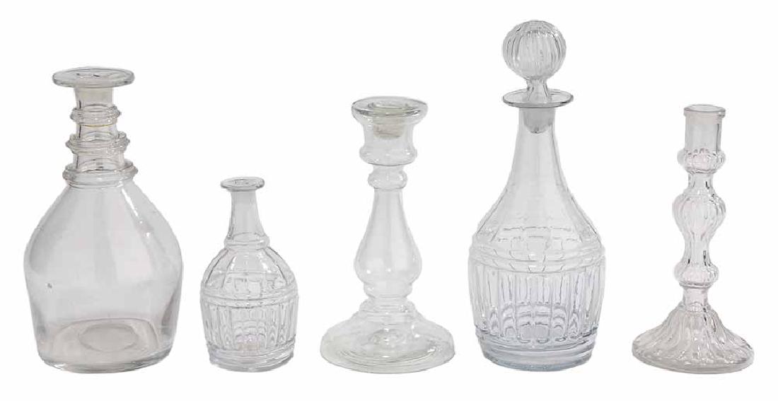 Seven Pieces Early Glass (1 of 3)