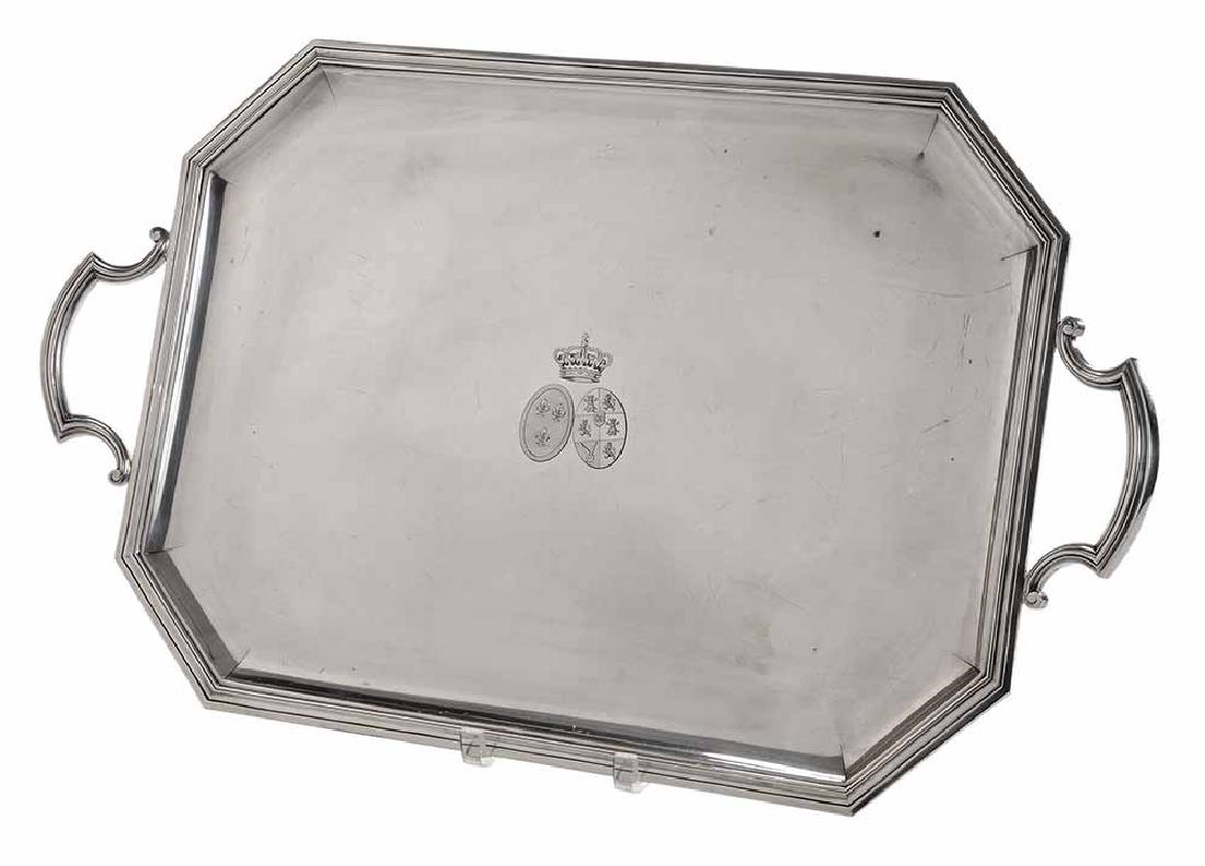 Odiot Silver-Plate Two handle Tray (1 of 3)