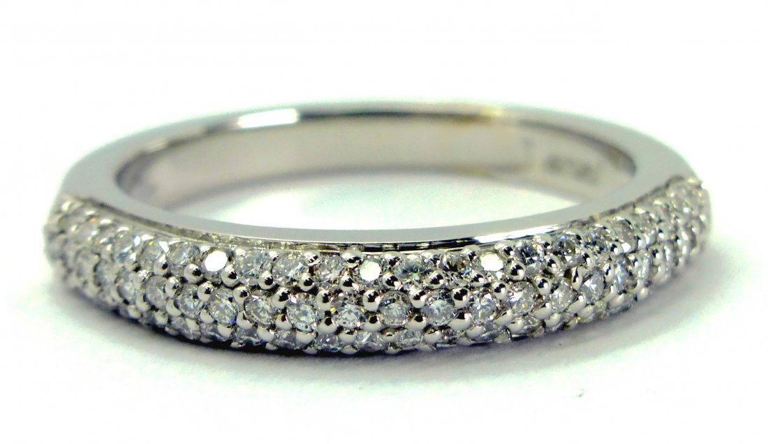 0.41ct Micro-Pave Diamond 14k Band: This Stunning 0.41ct diamond 14k band is embedded with 67 round brilliant cut pave set G SI1 natural and genuine diamonds with a weight of 0.41ct. The classic band will be sure to look great stacked w