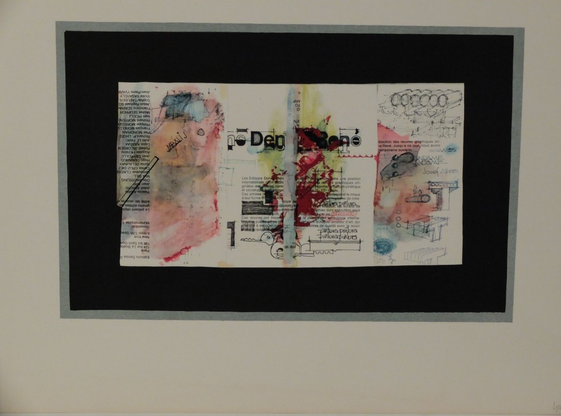 Fernando Garcia Ponce “Ponce 4”: 1978 lithograph,#70/75, 22 x 29.8, On GUARRO paper.Signed in pencil by artist.