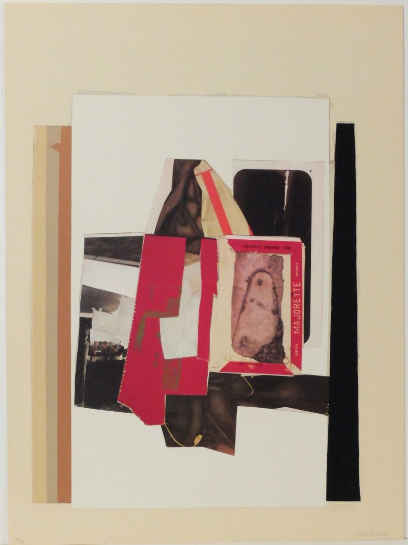 Fernando Garcia Ponce “Ponce 6”: 1978 lithograph,#70/75, 29.8 x 22 inches, On GUARRO paper.Signed in pencil by artist.