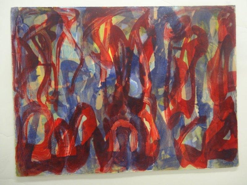 Melissa Meyer: Original Encaustic on paper,signed on the reverse and dated 1977.Produced at Garner Tullis Studio Sheet size 22 x 30 Inches