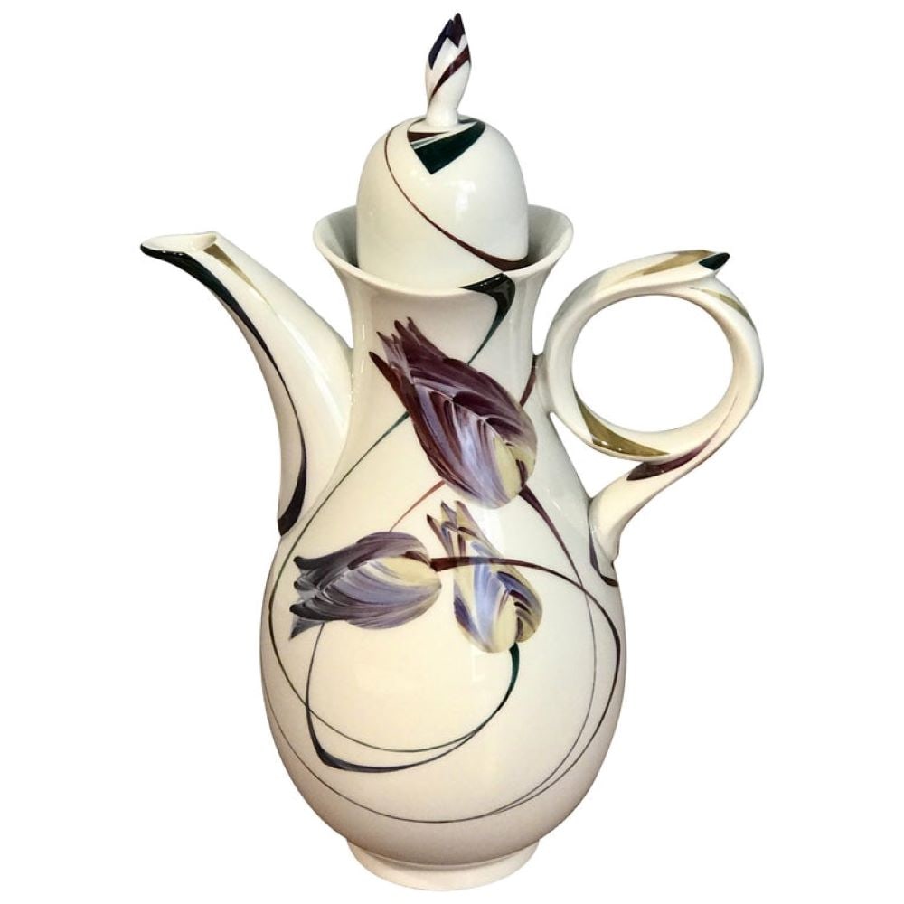 Meissen Flower Motif Chocolate Pot (1 of 3)