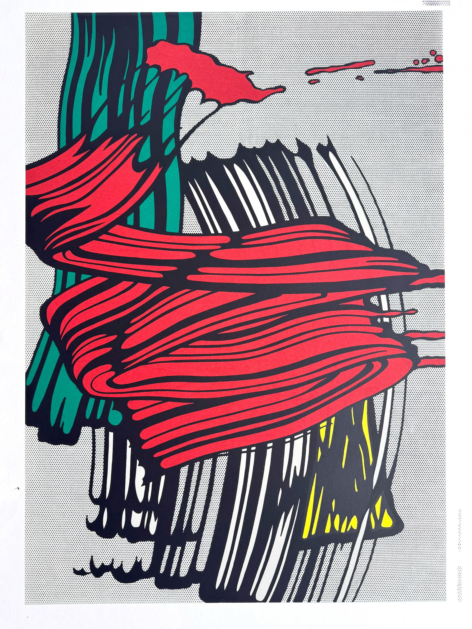 Lichtenstein Big Painting No.6 1965 Serigraph, Edition Fils Dusseldorf 2000 (1 of 6)