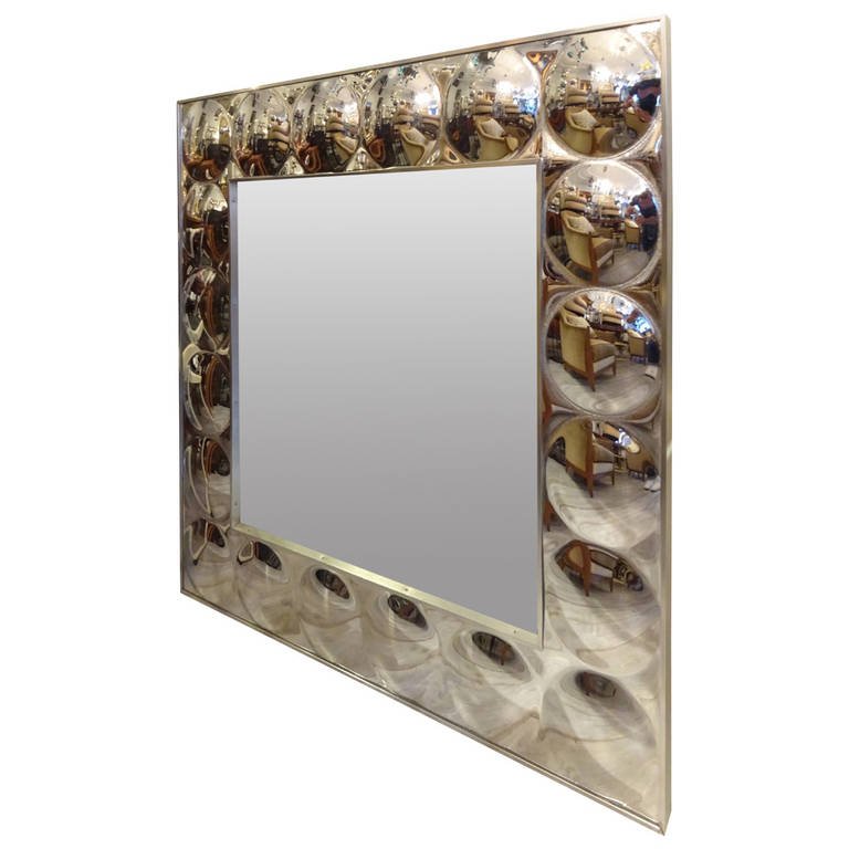 VERNER PANTON- Bubble Mirror: Verner Panton Bubble Mirror 36" x 36"