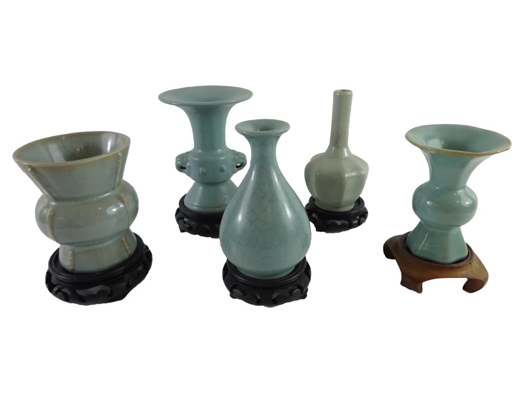 CHINESE - 5  RU WARE PIECES (1 of 10)