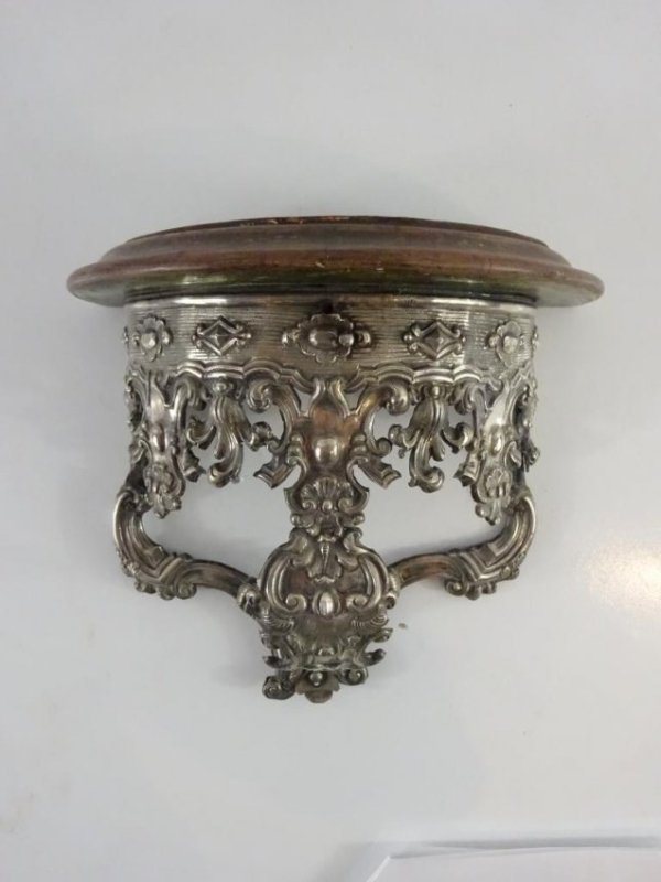 SILVER- WALL SHELF (1 of 3)