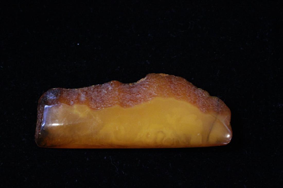 Old Chinese Amber Carved Brooch (1 of 6)