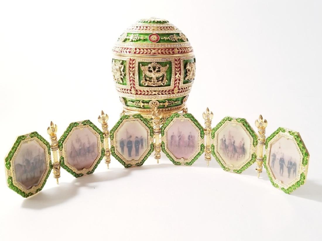 Russian Faberge Enamel Egg Military Photographs (1 of 8)