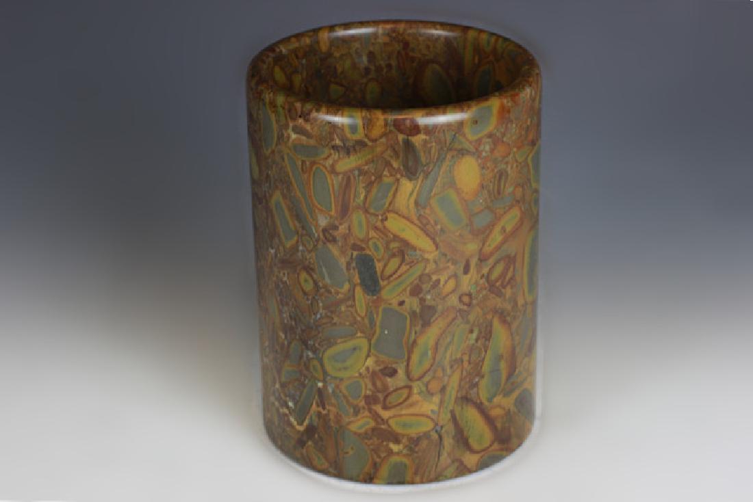 Chinese Stone Brush Pot (1 of 4)