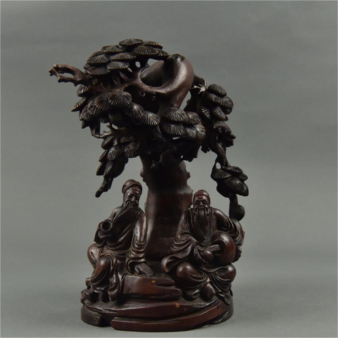 A Carved Bamboo Figure Of Elder (1 of 10)