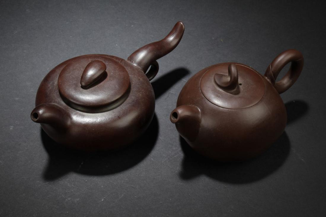 Two Chinese Estate Tea Pots (1 of 5)