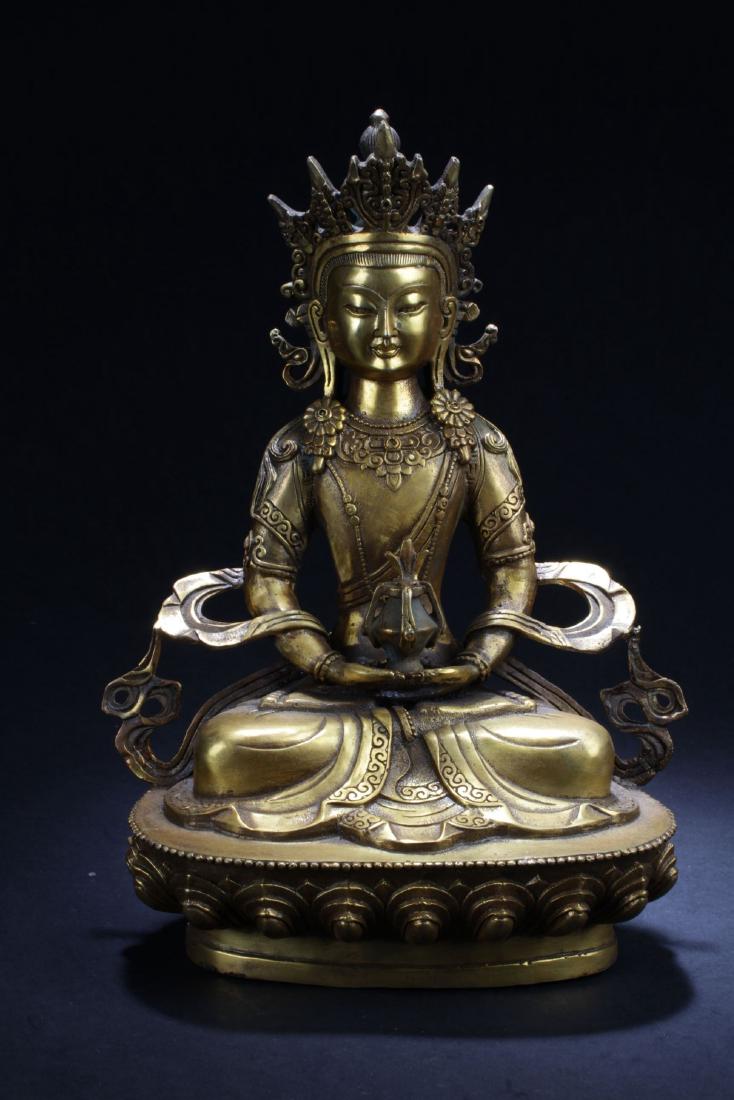 An Estate Chinese Buddha Statue (1 of 6)