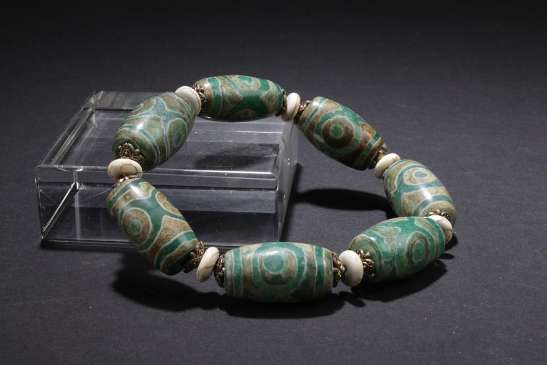 A 7-bead Religious Tibetan Bead Bracelet (1 of 2)