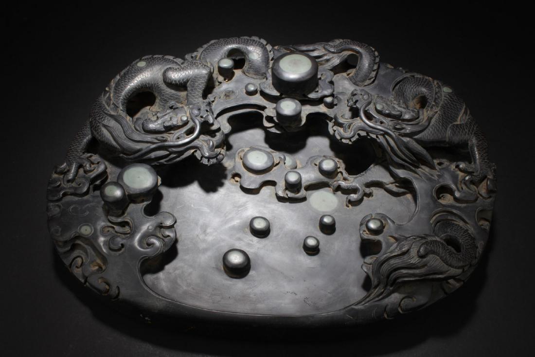 An Estate Chinese Massive Inkstone Display (1 of 6)